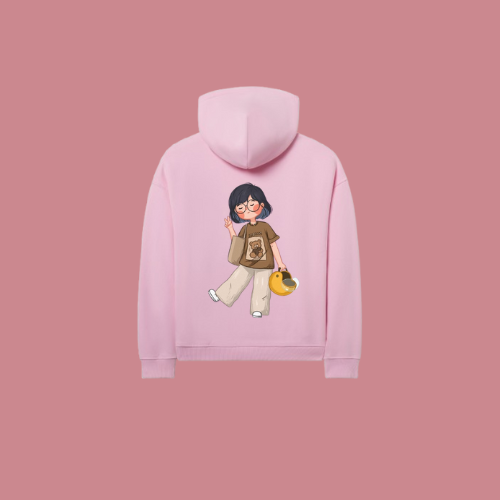 Light F Pink Hoodie