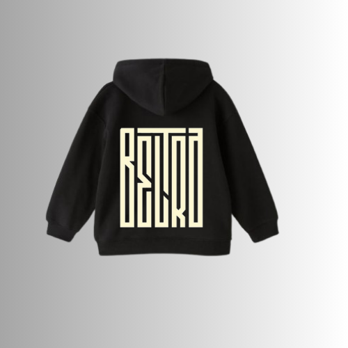 Black IP Oversized Hoodie