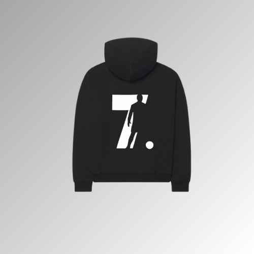 Black CR7 Hoodie