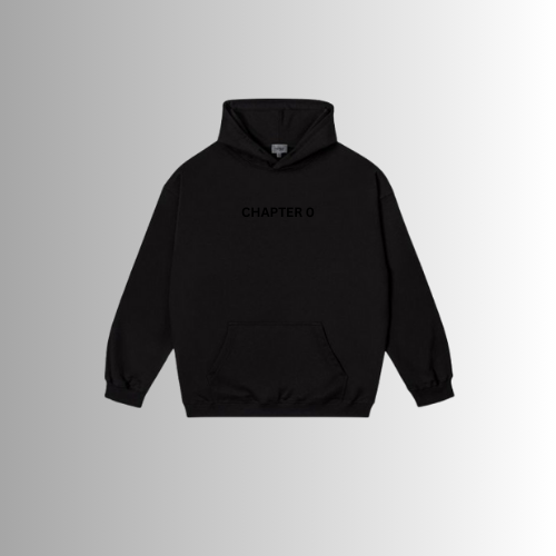 Black One Mission Oversized Hoodie