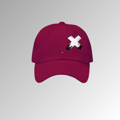 Maroon Cross Cap