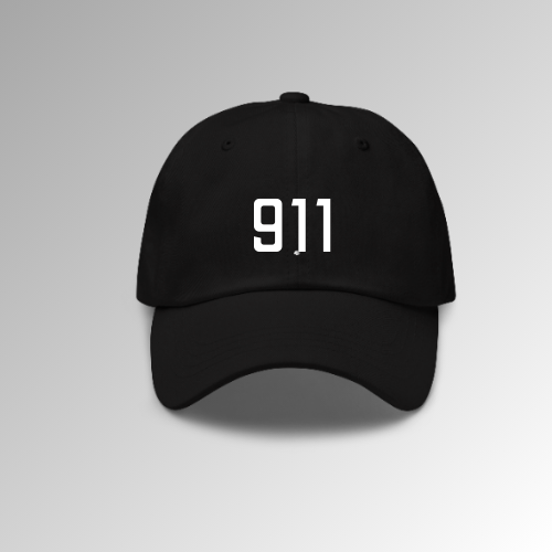 Premium Black 911 Hat